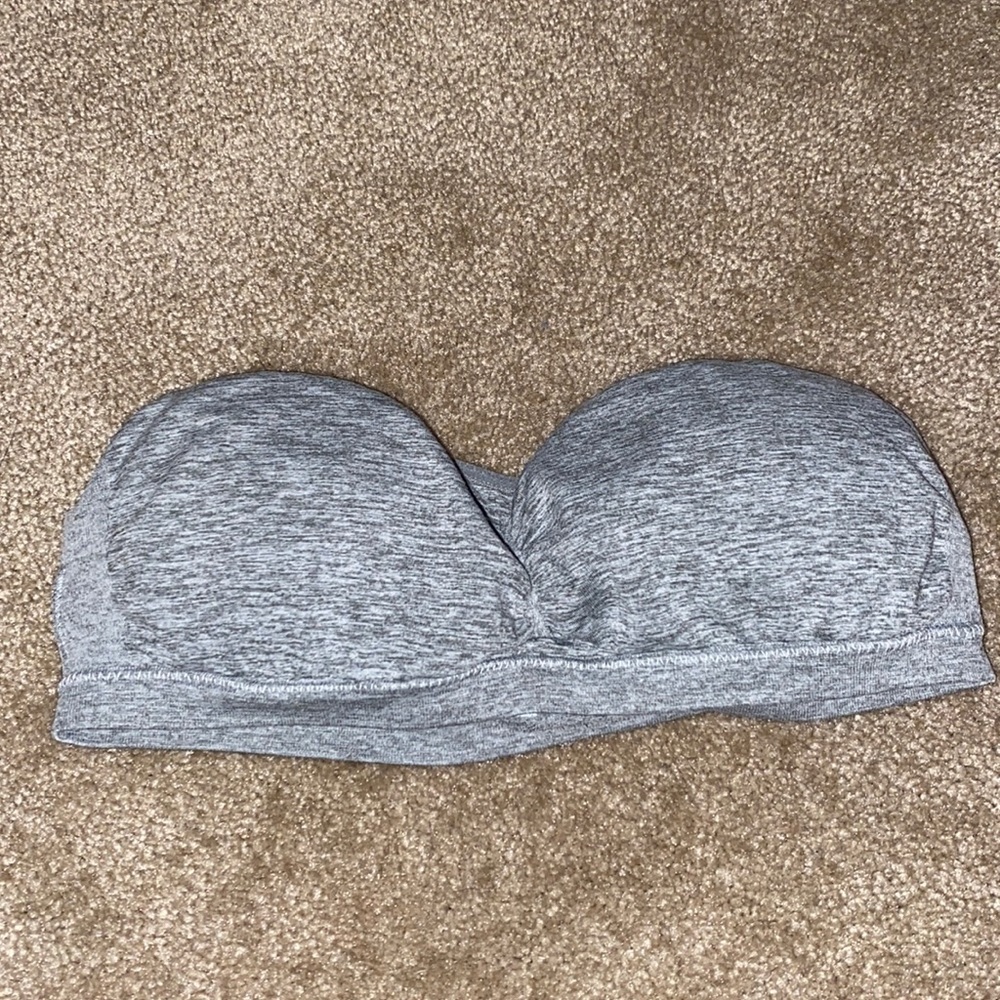 Circo grey strapless unwired bra